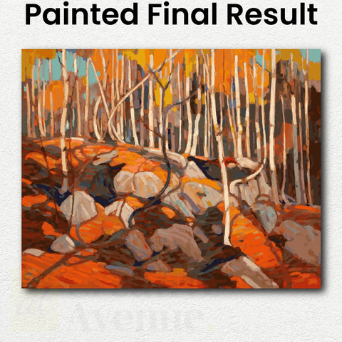 the Birch Grove by Tom Thomson