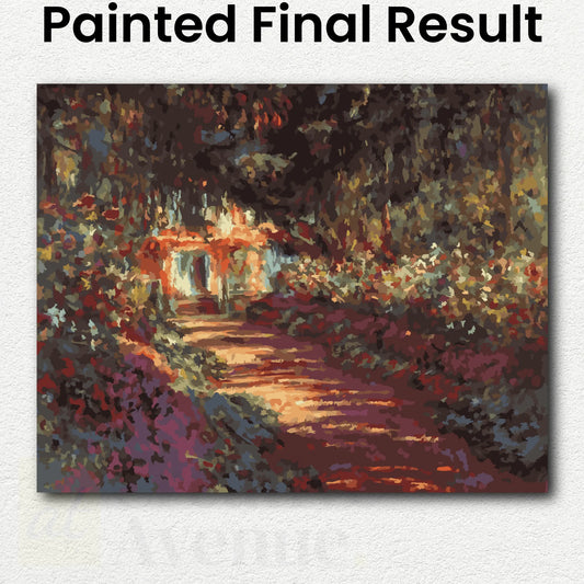 the Garden in Flower by Claude Monet
