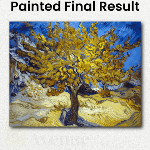 the Mulberry Tree in Autumn by Vincent Van Gogh