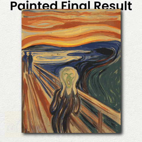 the Scream by Edvard Munch