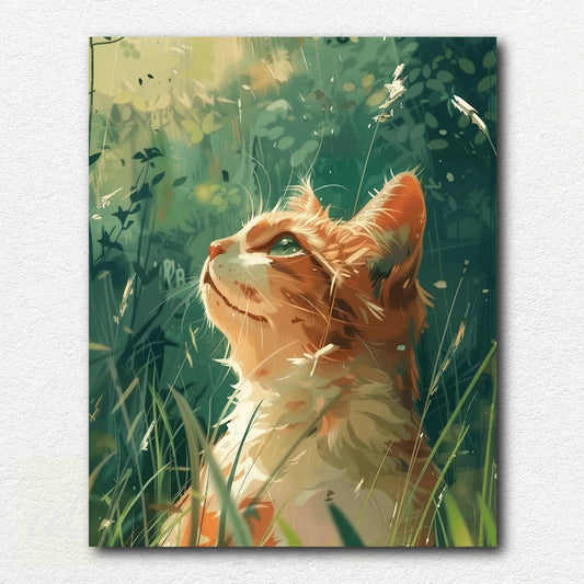 Wondering Orange Tabby