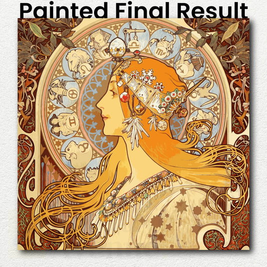 Zodiac 1896 by Alphonse Mucha