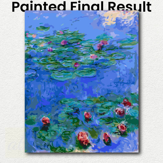Red Water Lilies claude monet