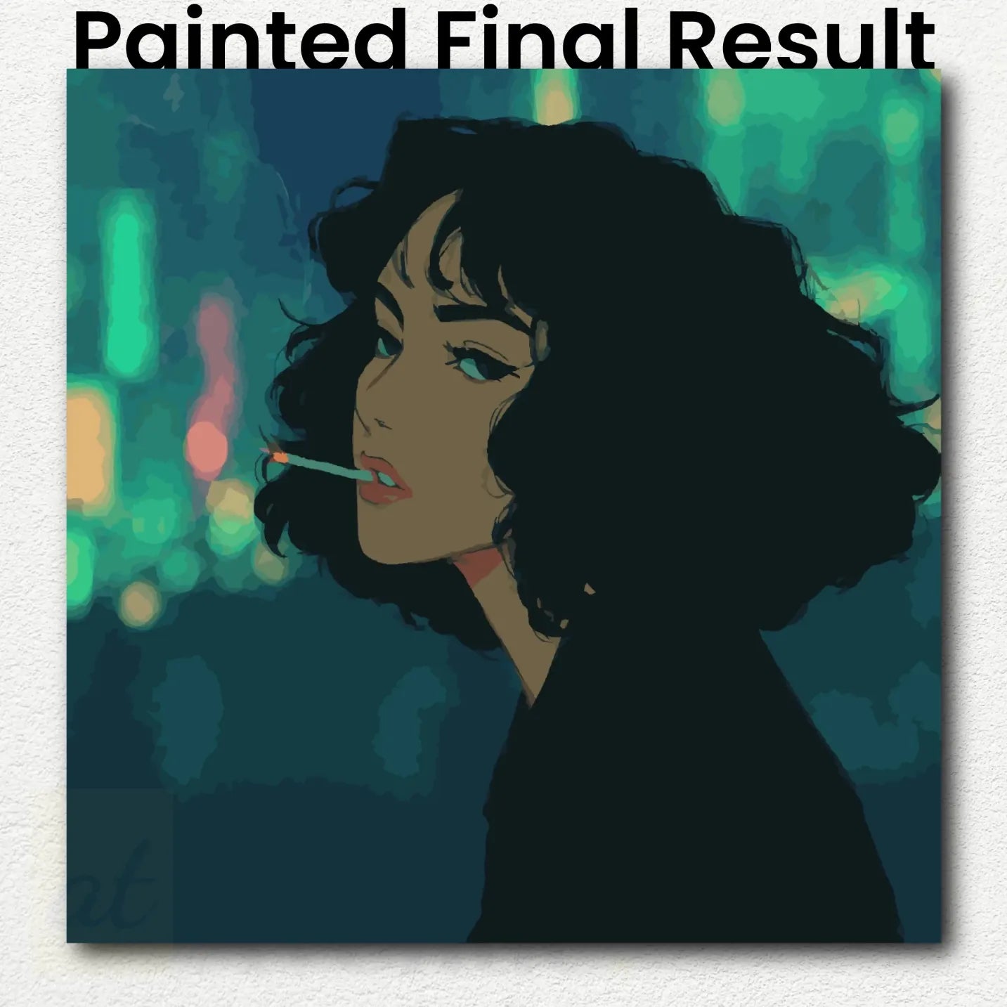 Cigarette Break in Neon