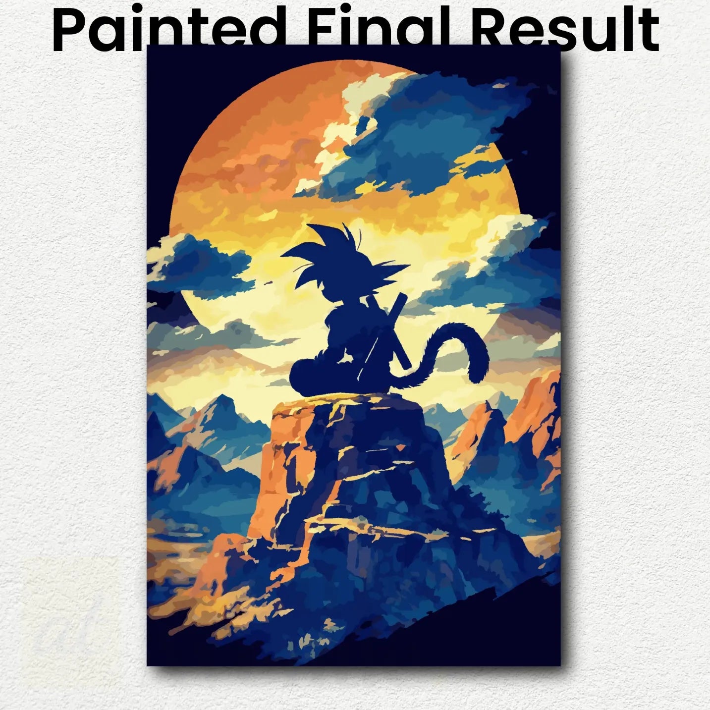 Monkey under Moons Light