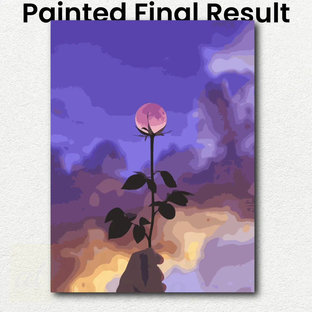 Moon is a Flower. Golden Accents