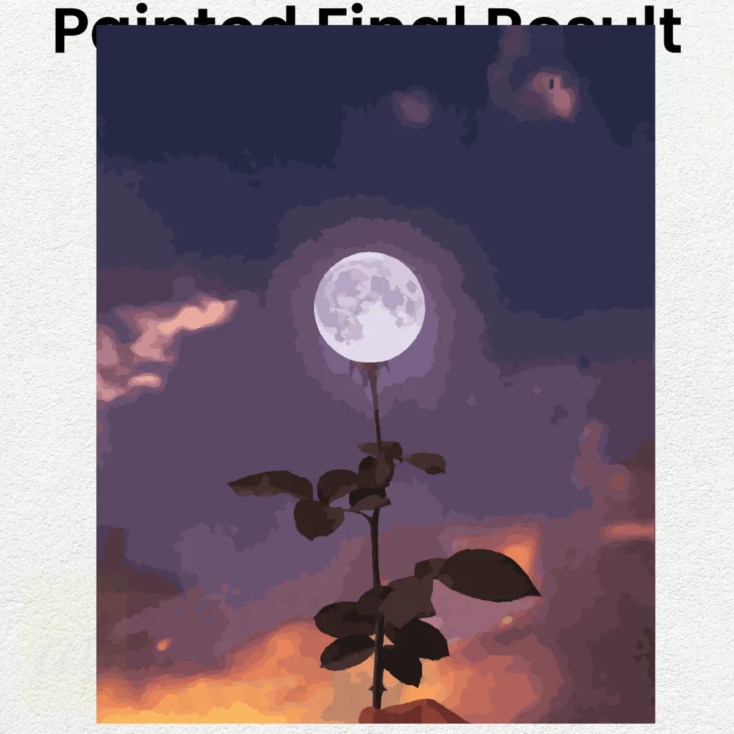 Moon is a Flower. Night Glow