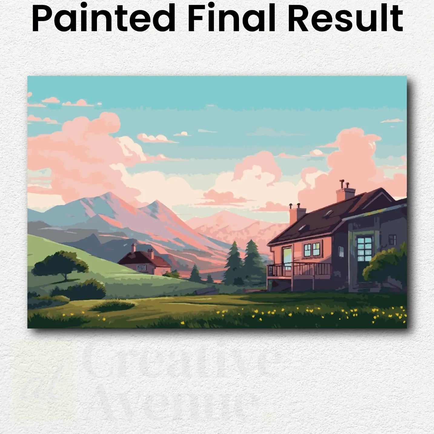 Pink Sky over the Valley