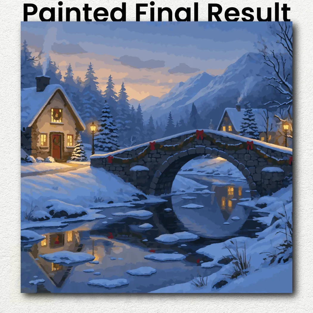 Winter Village River